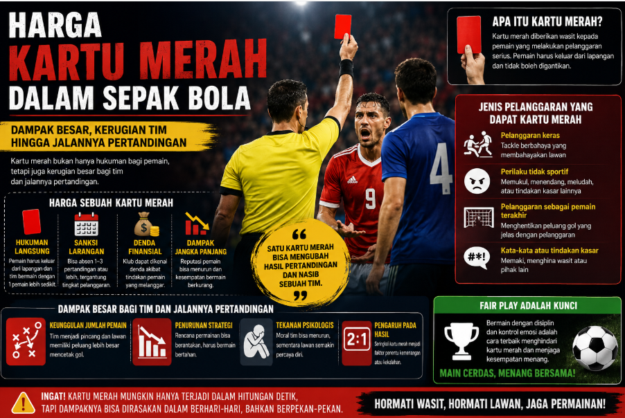Harga Kartu Merah dalam Sepak Bola Dampak Besar