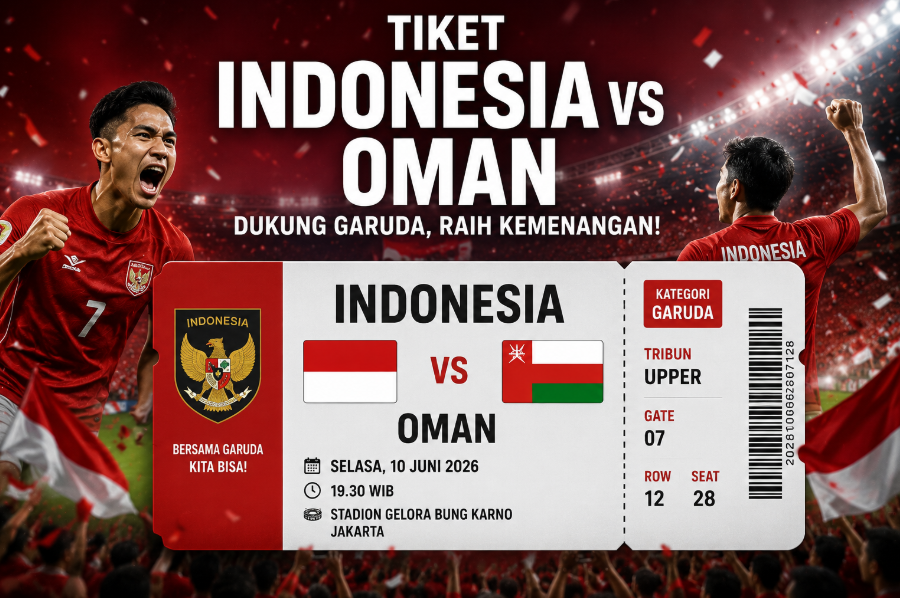 Harga dan Cara Beli Tiket Indonesia vs Oman 2026 Terbaru
