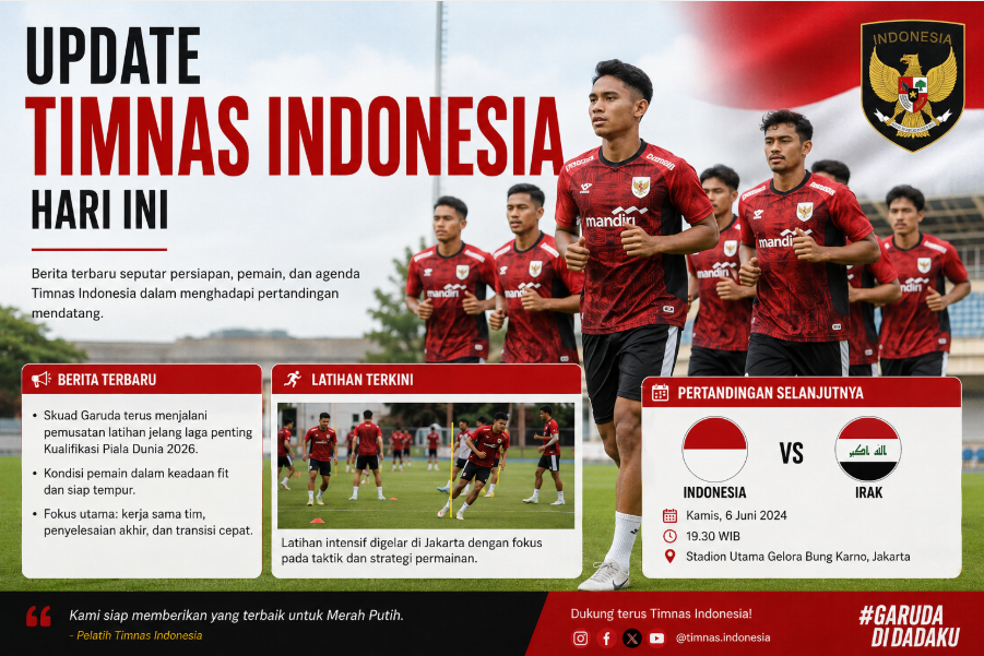 Update Timnas Indonesia Hari Ini